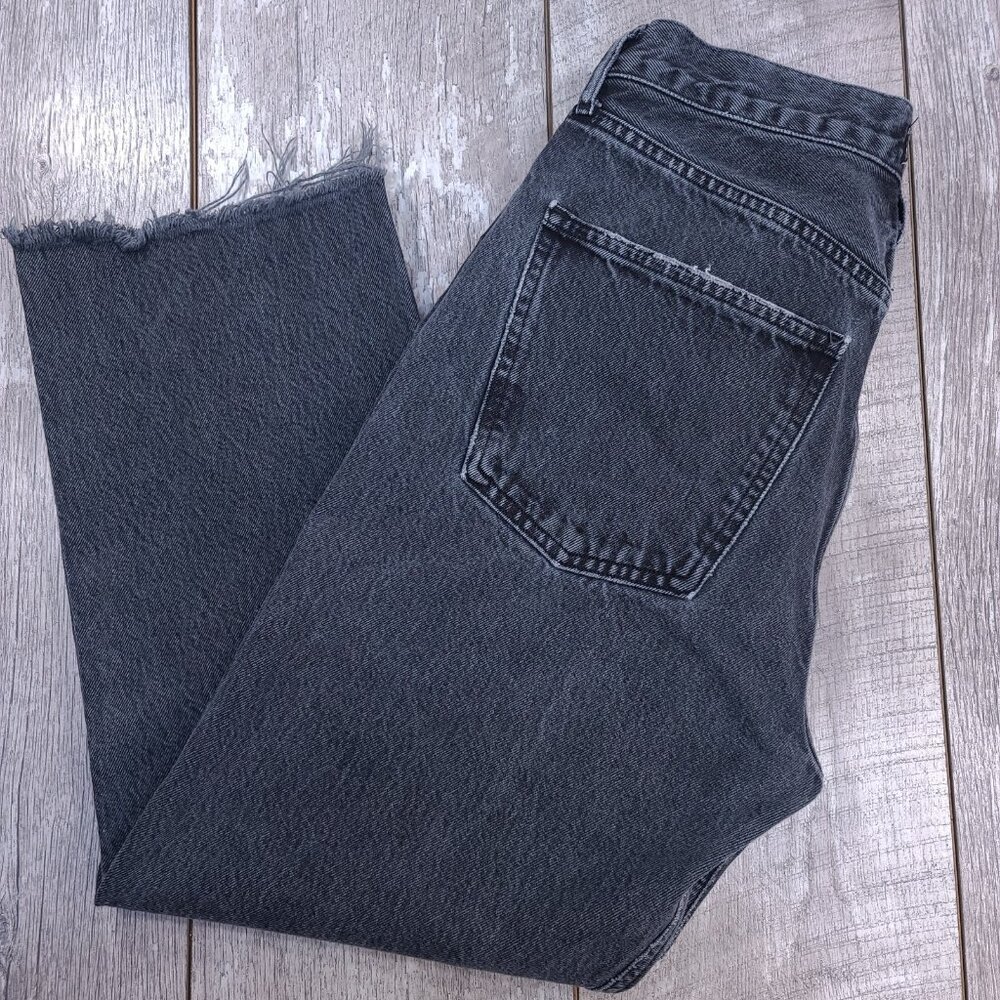 Agolde Women's Cropped Jeans in Dark Gray